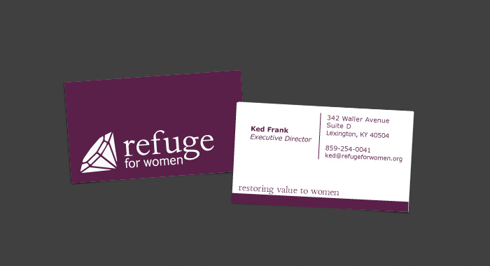 Refuge for Women Business Cards