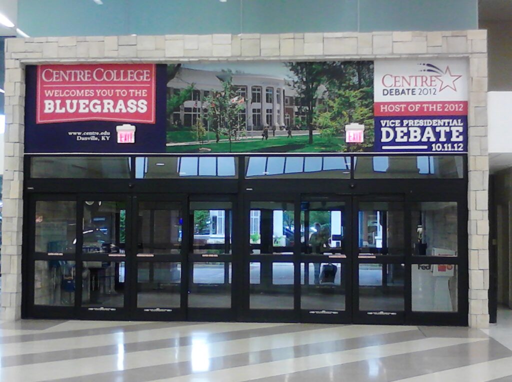 Airport Wall Advertisement Installed