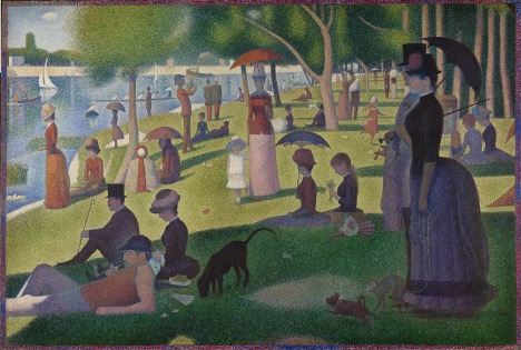 Figure 5. Georges Seurat, A Sunday on the Grande Jatte – 1884, 1884-1886, Oil on canvas, 81¾ x 121¼ inches, Art Institute of Chicago, Chicago.
Seurat and the Making of La Grande Jatte. Art Institute of Chicago, 2004. , February 25, 2010.
