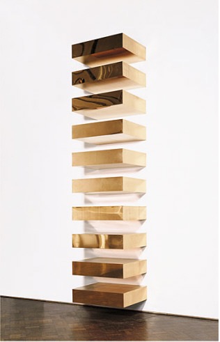 Figure 5.Donald Judd, Untitled, December 23, 1969. Copper, ten units with 9-inch intervals, 9 x 40 x 31 inches each; 
180 x 40 x 31 inches overall. Solomon R. Guggenheim Museum, New York
